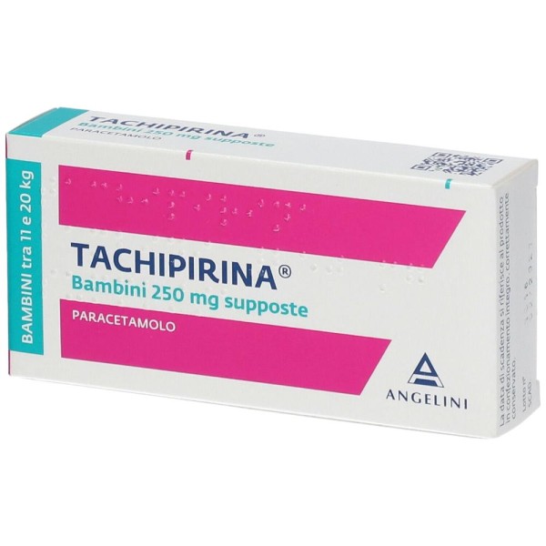 Tachipirina 250 mg 10 Supposte Bambini 11 - 20 Kg