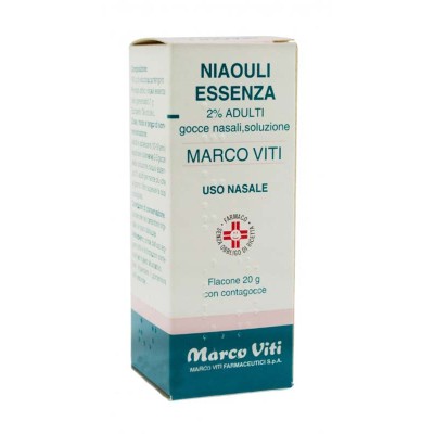 NIAOULI ESSENZA 2% ADULTI Gocce Nasali MARCO VITI 20g