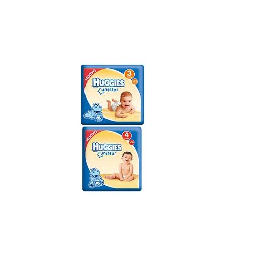 PANNOLINO HUGGIES UNISTAR MAXI 4 7/18 KG 18 PEZZI