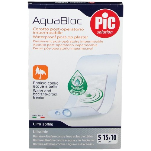 PiC Solution AquaBloc 5 Cerotti Impermeabili 10 x 15 cm