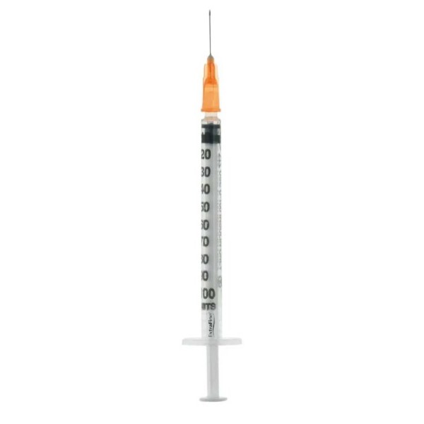 Siringa Insulina Extrafine 1ml G25 Ago Removibile