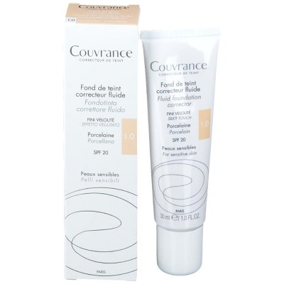 Couvrance Fondotinta Correttore Fluido 1.0 Porcellana 30ml