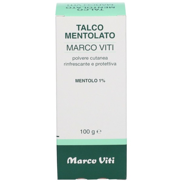 Talco Mentolato Marco Viti Polvere Cutanea Mentolo 1% 100 g