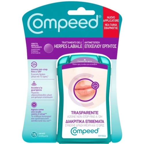 Compeed Trattamento Herpes Labiale 15 Pezzi