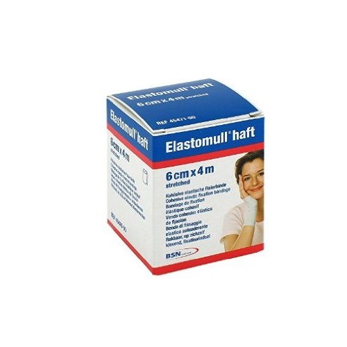Leukoplast Elastomull Haft Benda di Fissaggio Elastica 6cm x 4m