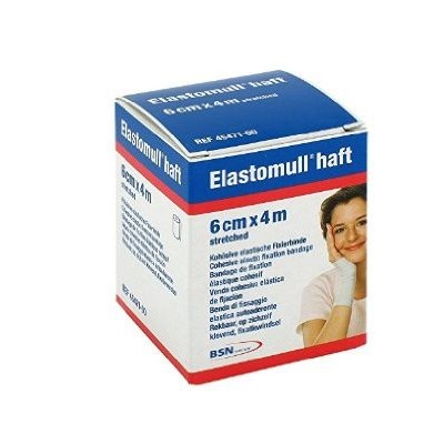 Leukoplast Elastomull Haft Benda di Fissaggio Elastica 6cm x 4m
