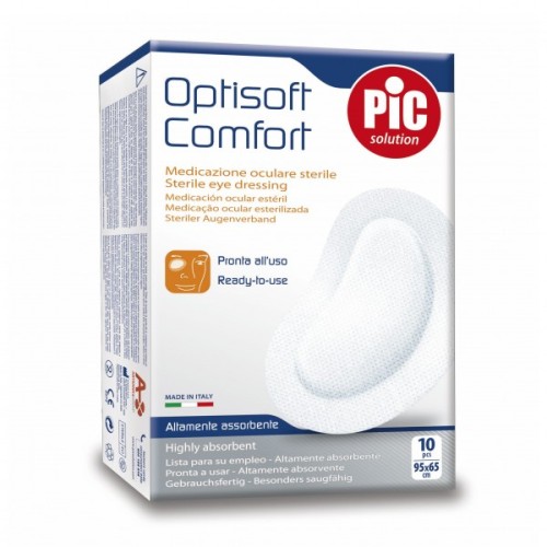 PiC Solution Optisoft Comfort 10 Tamponi Oculari Protettivi