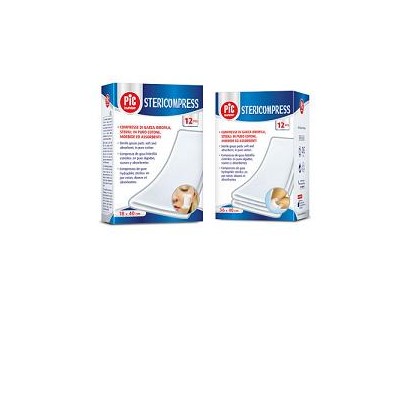PiC Solution Stericompress Compresse di Garza Sterili 18cm x 40cm 12 g