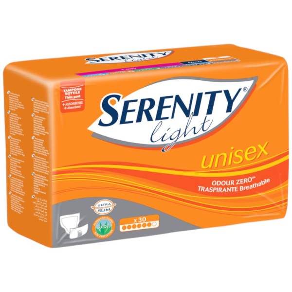 Serenity Light Unisex 30 Assorbenti