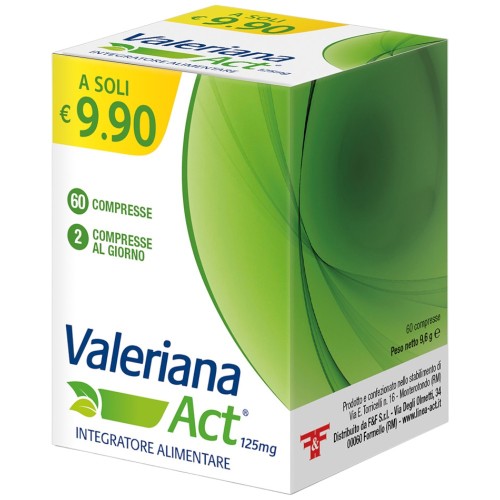 Valeriana Act 125 mg 60 Compresse