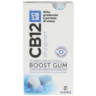 CB12 Boost 10 Chewing Gum Strong Mint