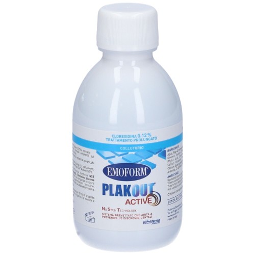 Emoform PlakOut Active 0,12% Trattamento Prolungato Collutorio 200 ml