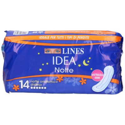 Lines Idea Notte 14 Assorbenti Senza Ali