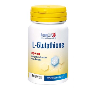 LongLife L-Glutathione 250mg 30 COMPRESSE