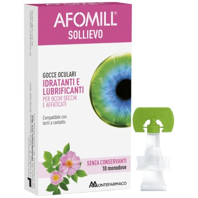 Afomill Sollievo Gocce Oculari 10 Flaconcini da 0,5ml