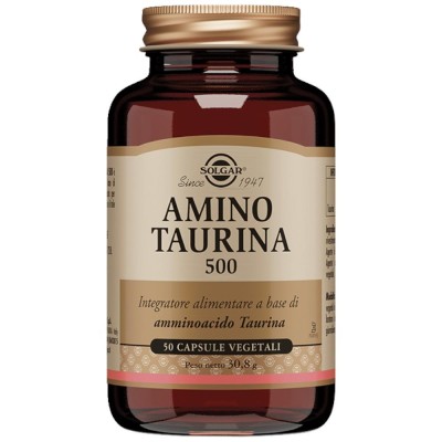 Amino Taurina 500 50 Capsule Vegetali