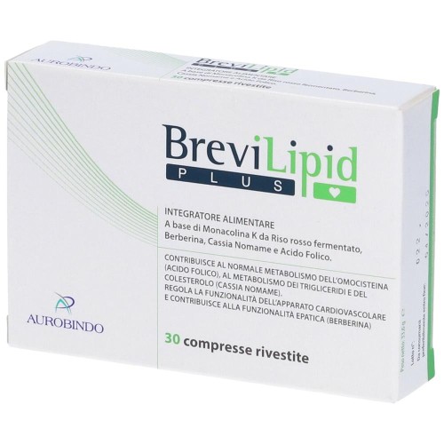 BreviLipid Plus 30 Compresse  Integratore per Colesterolo