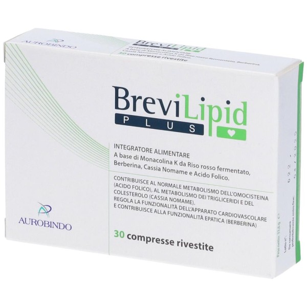 BreviLipid Plus 30 Compresse  Integratore per Colesterolo