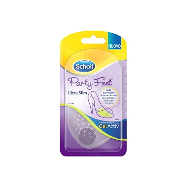 Scholl Party Feet Gel Activ Cuscinetti Ultra Slim 1 paio