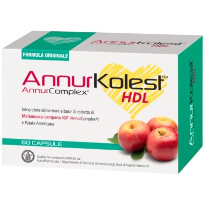 AnnurKolest HDL Integratore per il Colesterolo 60 Capsule