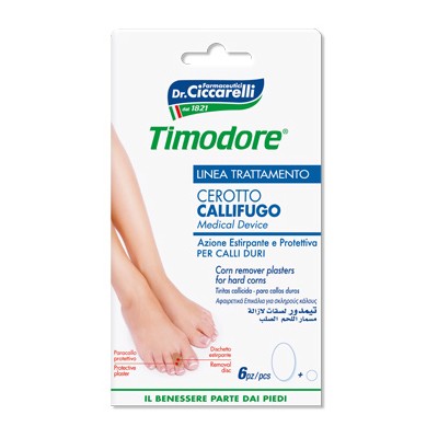 Timodore Cerotto Callifugo per Calli Duri 6 Pezzi