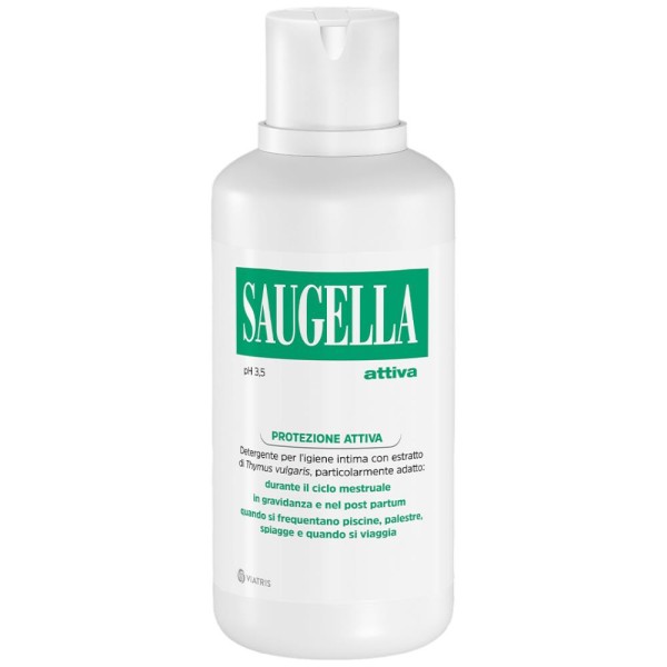 Saugella Attiva Detergente Intimo pH 3.5 250ml