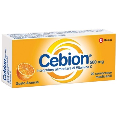 Cebion 500mg 20 compresse masticabili Gusto Arancia