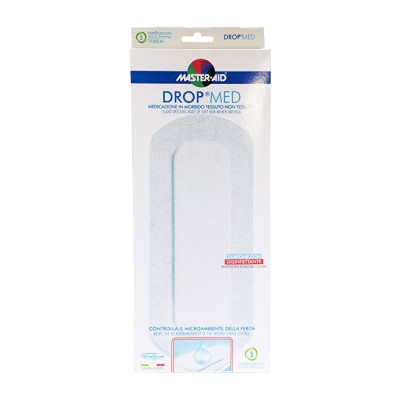 MASTER-AID DROP MED 10,5 x 25cm 3 Pezzi