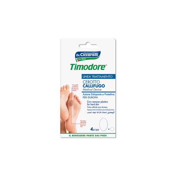 Timodore Cerotto Callifugo per Duroni 4 Pezzi