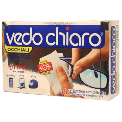 vedo chiaro Occhiali 16 Salviettine umidificate
