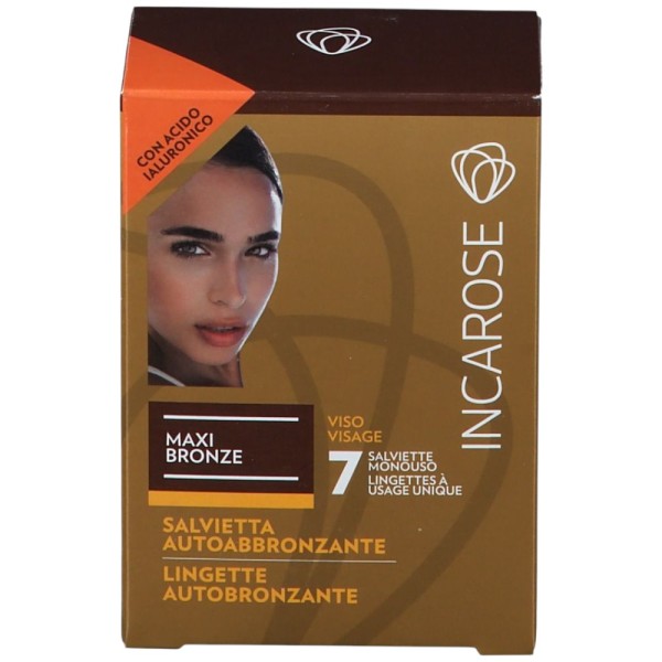 Incarose Maxi Bronze 7 Salviette Monouso