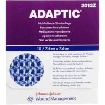 Adaptic 10 Medicazioni Non Aderenti 7,6 cm x 7,6 cm