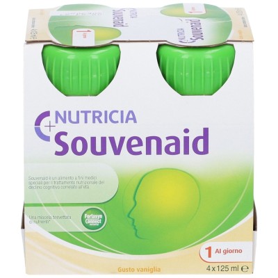 Souvenaid 4 x 125 ml Gusto Vaniglia