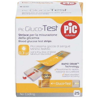 Pic Glucotest 25 Strisce