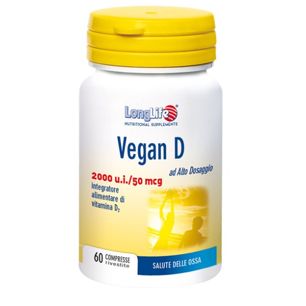 LongLife Vegan D 2000 u.i. 60 COMPRESSE