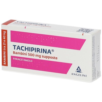 Tachipirina 500 mg 10 Supposte Bambini 21 - 40 Kg