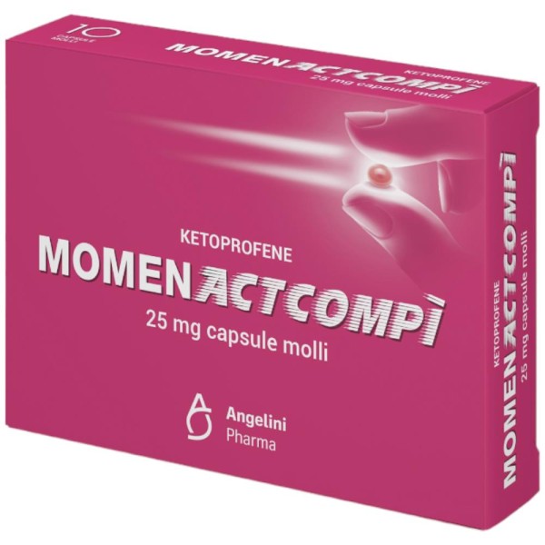 Momenact Compì 25 mg 10 Capsule Molli
