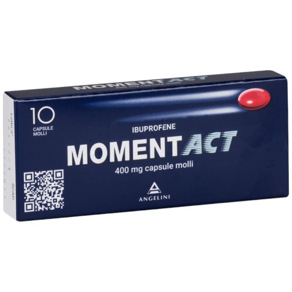 Momentact 400 mg 10 Capsule Molli