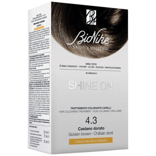 Shine On Trattamento Colorante Capelli 4.3 Castano Dorato