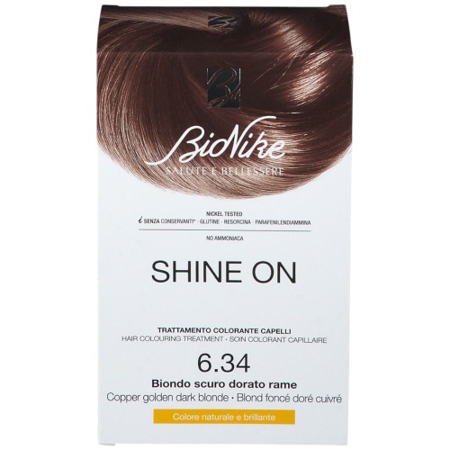 Shine On Trattamento Colorante Capelli 6.34 Biondo Scuro Dorato Rame