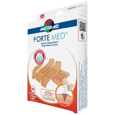 Master Aid Forte Med Cerotti Resistenti 40 Pezzi Assortiti