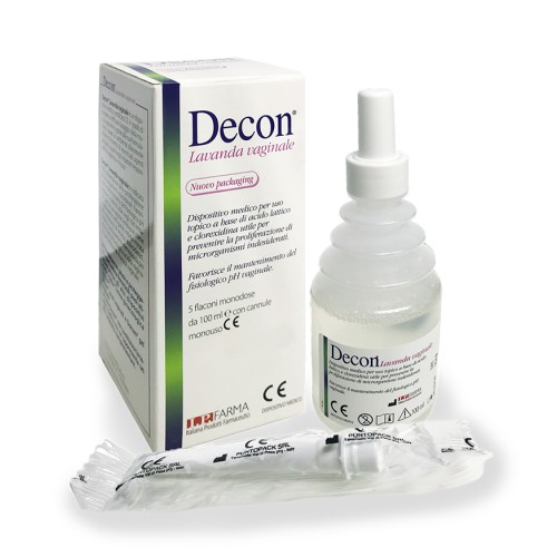 Decon Lavanda Vaginale 5 flaconi monodose da 100ml