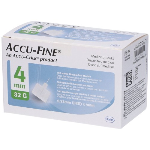 Accu-Fine 100 Aghi per Penna 32 G 4mm
