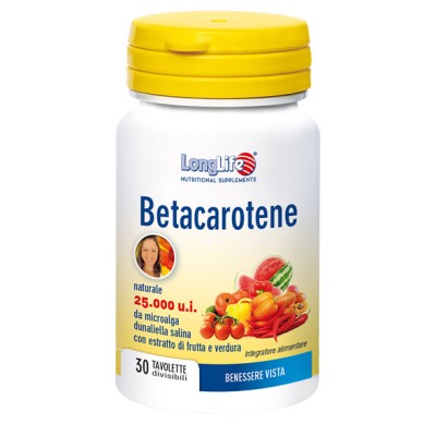 LongLife Betacarotene 25.000 30 TAVOLETTE
