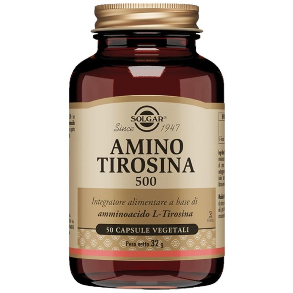 Amino Tirosina 500 50 Capsule Vegetali