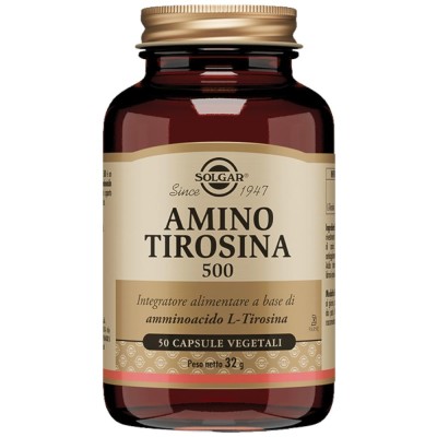 Amino Tirosina 500 50 Capsule Vegetali