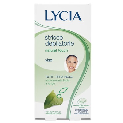 LYCIA Natural Touch 20 Strisce Depilatorie Viso