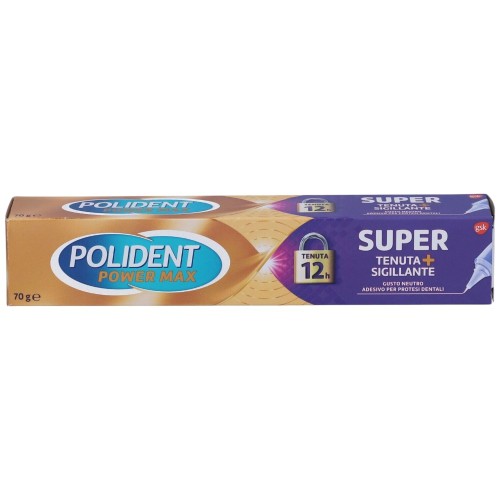 Polident Power Max Super Tenuta+ Sigillante Crema Adesiva 70g