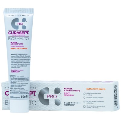 Curasept Biosmalto Mousse Azione D'UrtoDenti Sensibili 50 ml