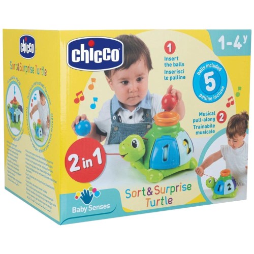 Chicco Giocattoli Tartaruga Incastra&Tira